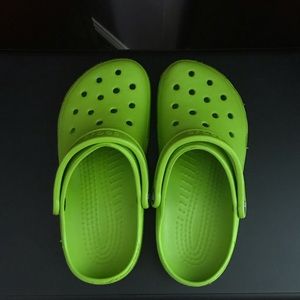 Bright Green Crocs